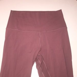 Pink Lululemon Align Leggings 28’